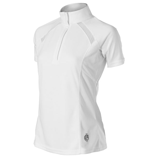 Equinavia Ingrid Women's Short Sleeved Show Shirt White
