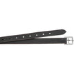 Equitare Cadence Leathers in brown with numbered holes.