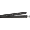 Equitare Cadence Leathers in brown with numbered holes.