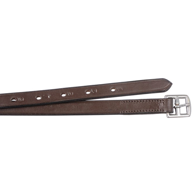 Equitare Miniature Leathers in Brown with numbered holes