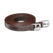 Equitare Cadence Leathers in havanah with numbered holes.