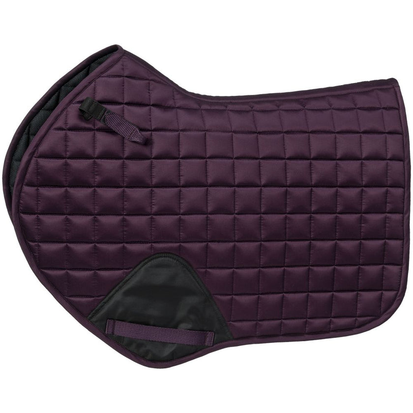 Equitare Close Contact All Purpose Shaped Square Pad in eggplant