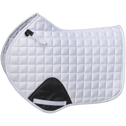 Equitare Close Contact All Purpose Shaped Square Pad in white