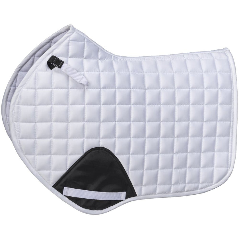 Equitare Close Contact All Purpose Shaped Square Pad in white