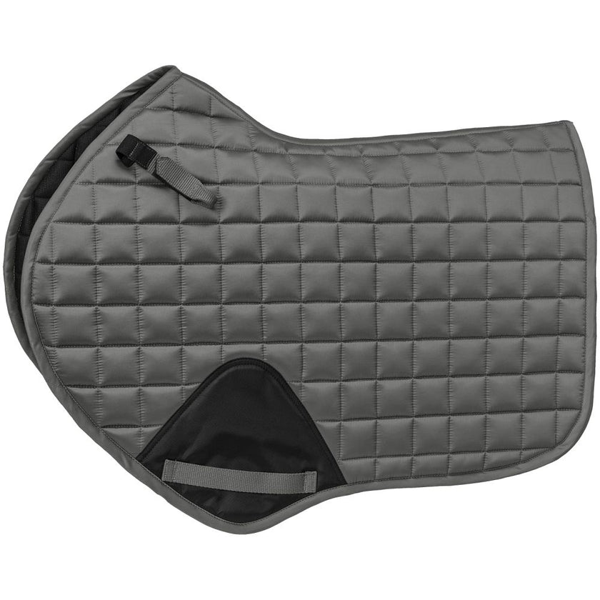 Equitare Close Contact All Purpose Shaped Square Pad in pewter