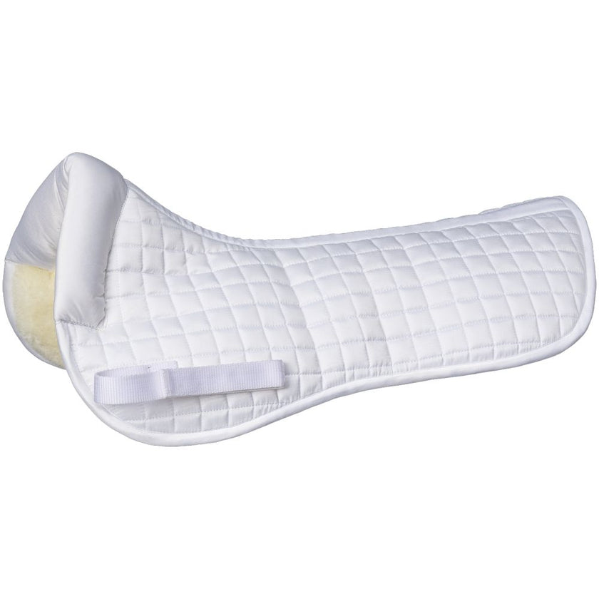 Equitare Fleece Bottom Half Pad white
