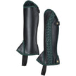 Equitare Kids Half Chaps with Horse Motif hunter green