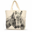 Eric & Christopher - Large Tote with two cute donkeys on the front