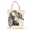 Eric & Christopher - Small Tote with Goat Head  on the front