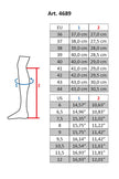 HKM Belmond Spring Fashion 3/4 Boots size chart