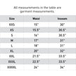 Finntack Pro Alaska Winter Trousers Size Chart