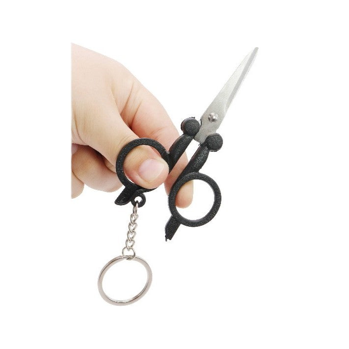 Folding Scissors Key Chain