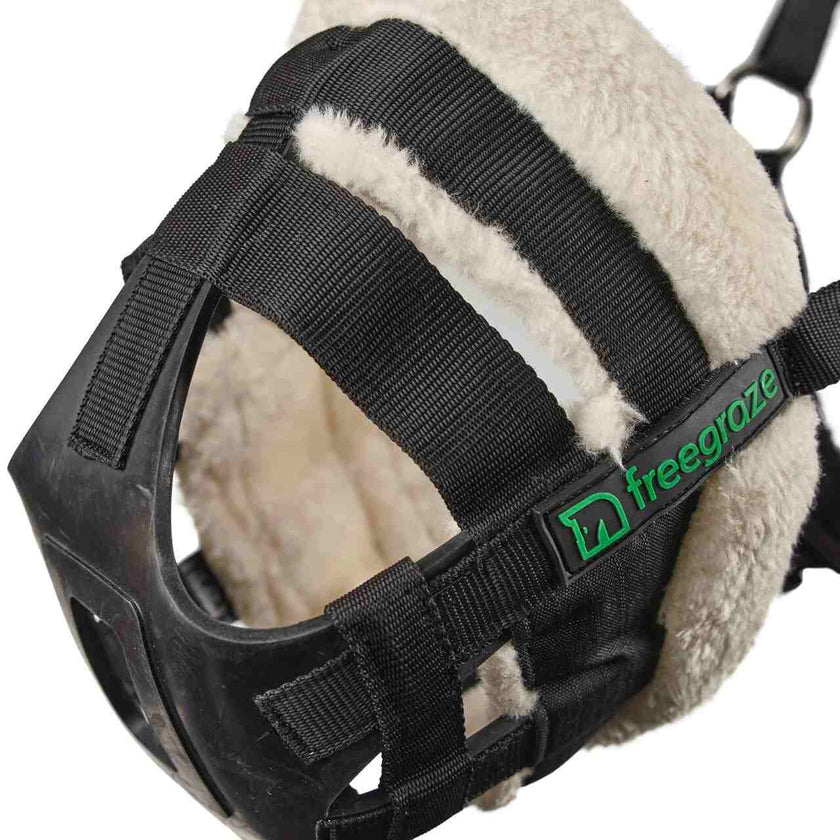 Shires FreeGraze AirFlow Grazing Muzzle detail bottom