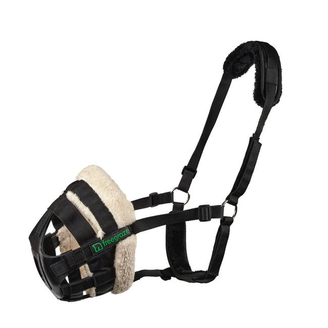 Shires FreeGraze AirFlow Grazing Muzzle full view