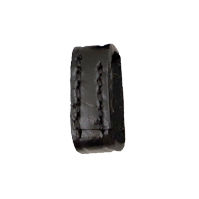 Grewal Equestrian Leather Bridle Keepers in black