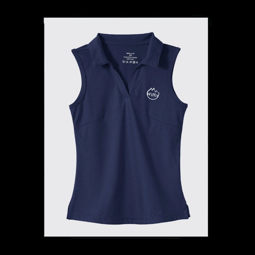  Girls' UPF 50+ Sleeveless Sun Shirt Navy