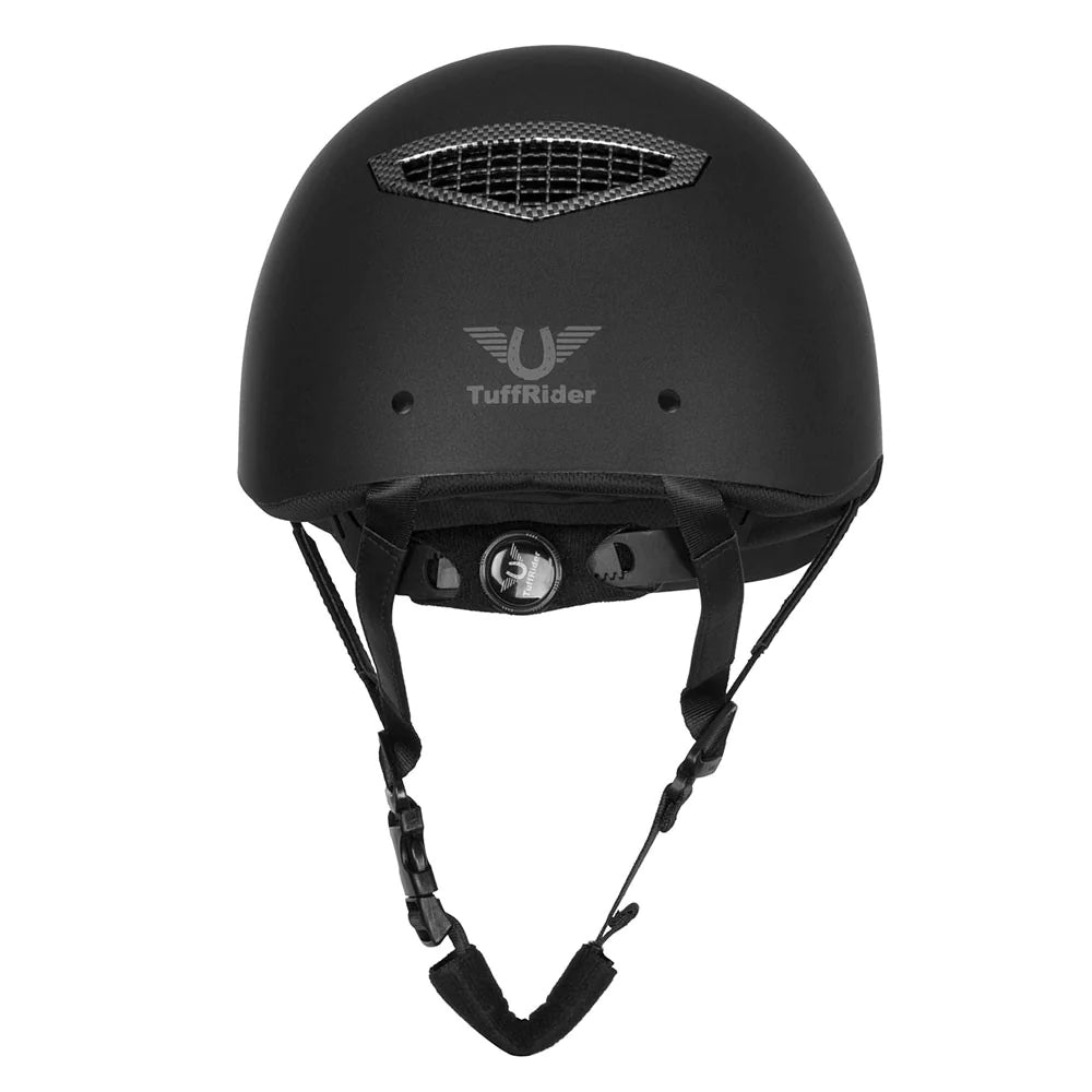 TuffRider® Starter Horse Riding Helmet With Carbon Fiber Print Grill