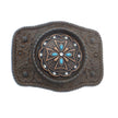 HHH Designs - Rustic Copper Belt Buckle Front