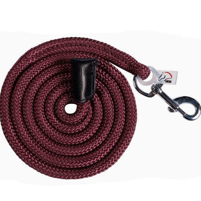 HKM Carlotta Lead Rope with Snap Hook Bordeaux