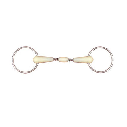 Happy Mouth® Double Jointed Loose Ring with Roller Mouth Bit