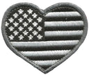 Notch USA Heart Flag Patch