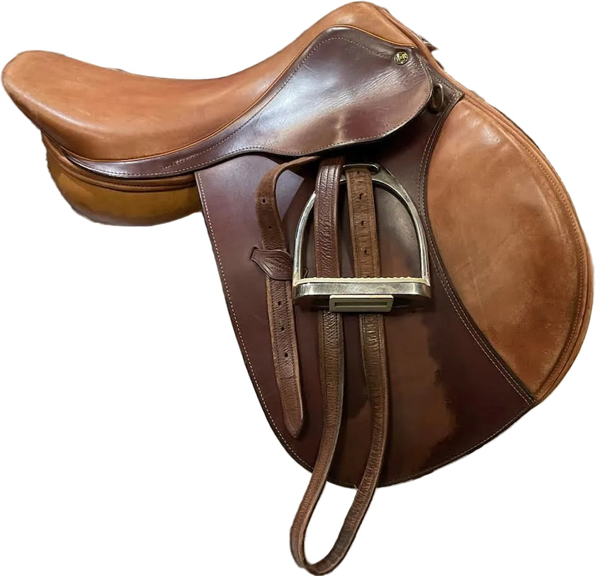 Brown two tone leather Henri De Rivel Pro AO Saddle