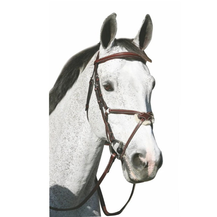 Henri de Rivel Pro Mono Crown Raised Figure Eight Bridle Australian Nut