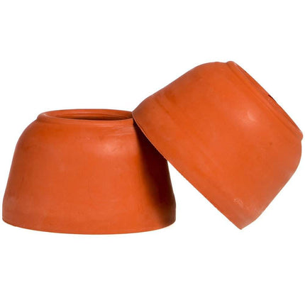 Horse-Craft Products Premium Pull On Red Rubber Bell Boots 