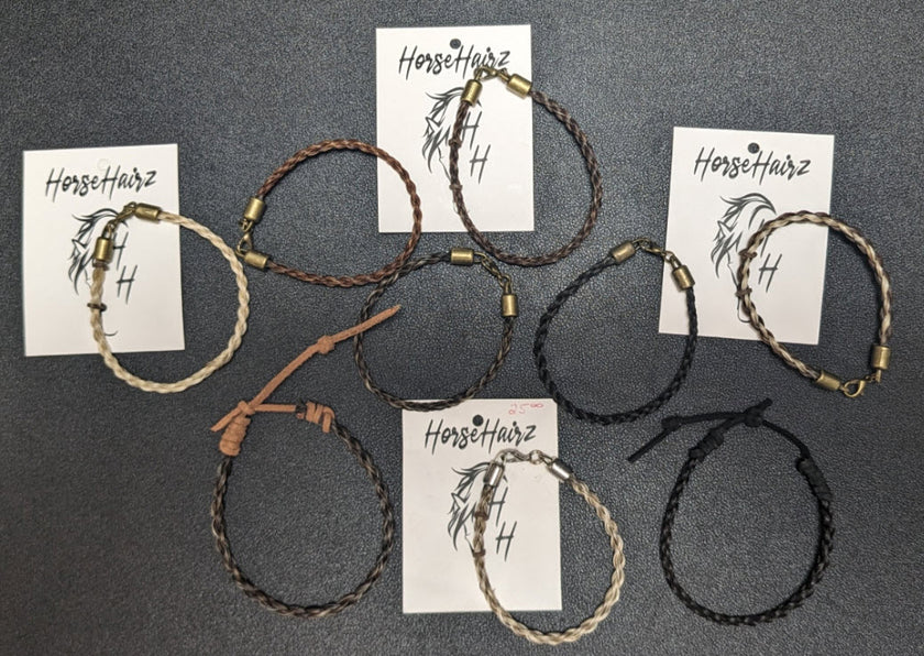 HorseHairz Equestrian Horse Hair Braded Bracelet