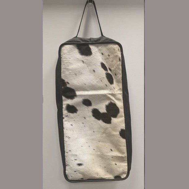 HorseHairz Equestrian Leather Headstall / Bridle / Rein / Gear Bag Back view a