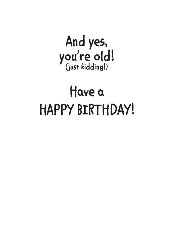 Horse Birthday Card: The Barn Voted with humorous text on a white background