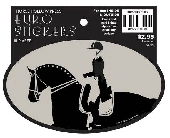 Horse Sticker: Piaffe in its package