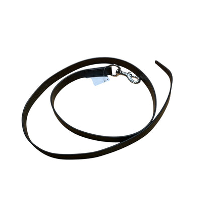 Horsehairz 6 ft Black Leather Show Lead
