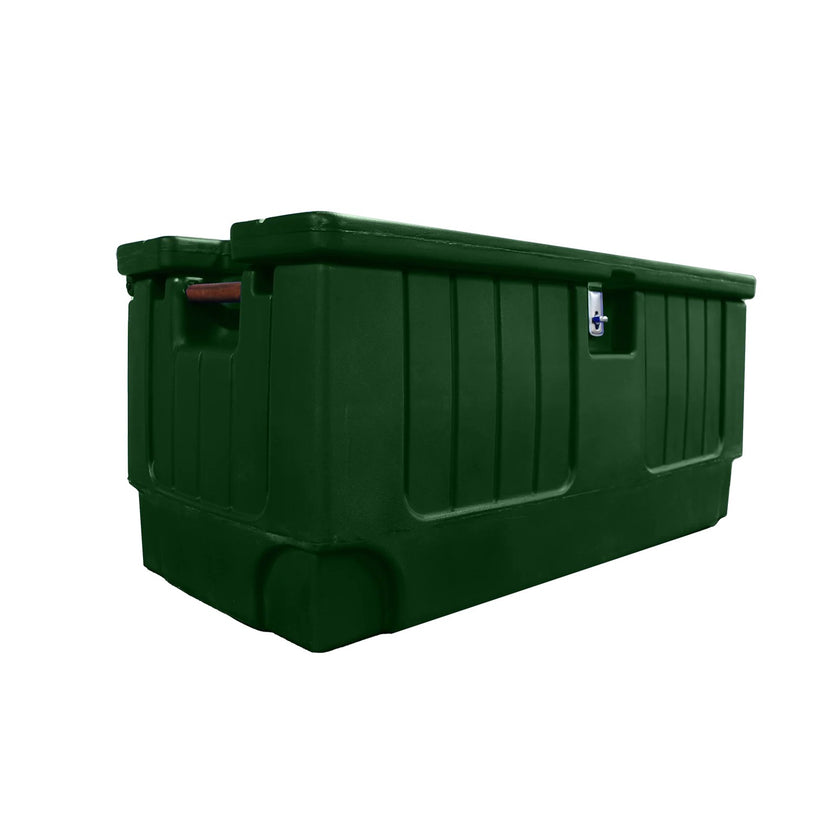 Horsemen's Pride Tack Trunk showing the green version