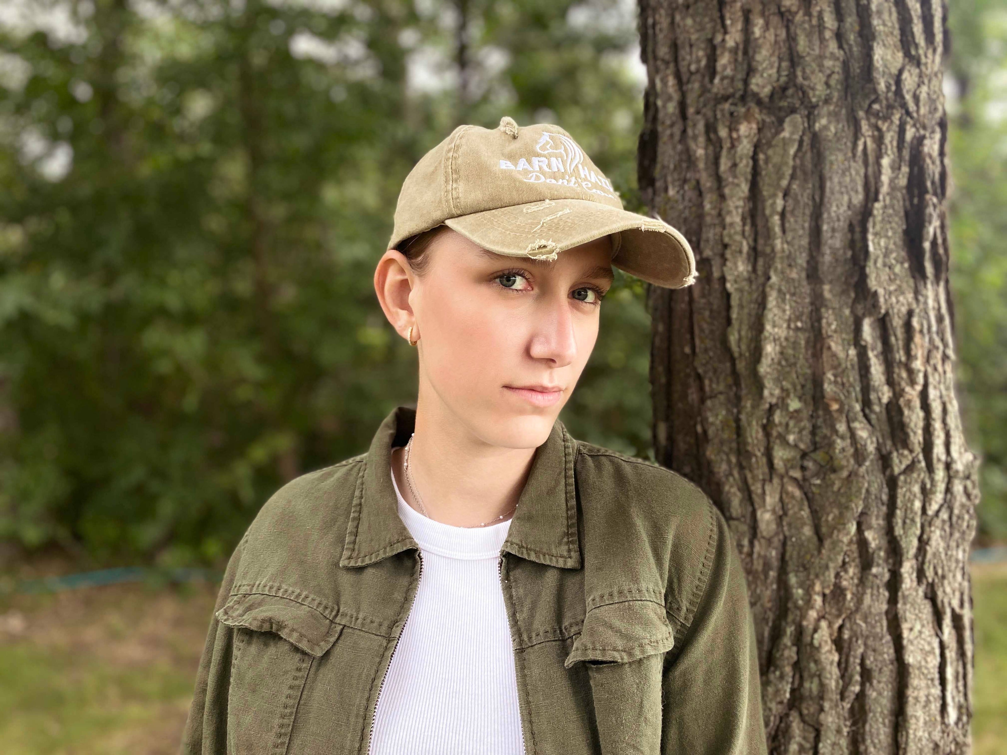 Horseshoe Hinge Earrings CZ Stones