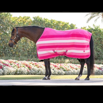Horseware® Newmarket Fleece Cooler Witney Pink