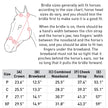 Horze by Equinavia Denver Bitless Bridle Size Guide