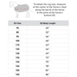 Horze Kiel Fleece Cooler Size Guide