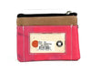 I.D. Window Coin Purse pink and brown