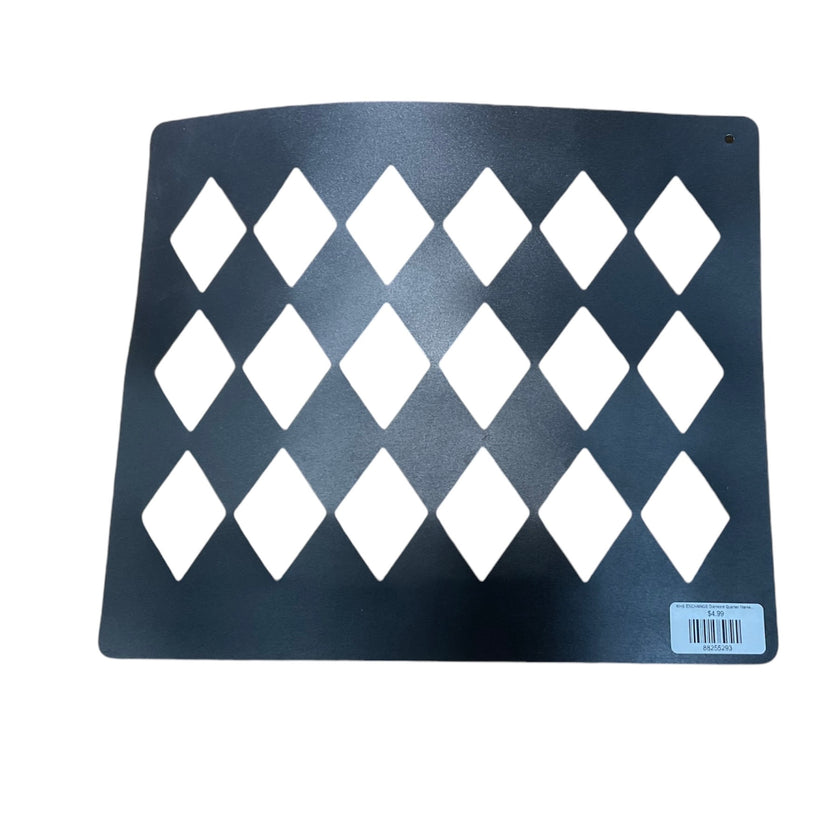 KHS-E Diamond Quarter Marker Stencil
