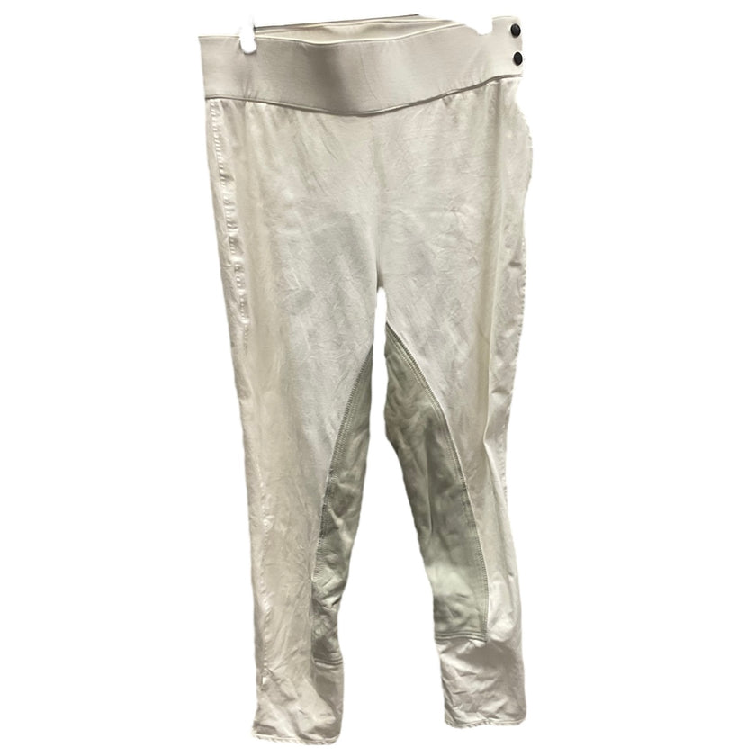 KHS-E White fullseat side zip Trainers Choice Breeches