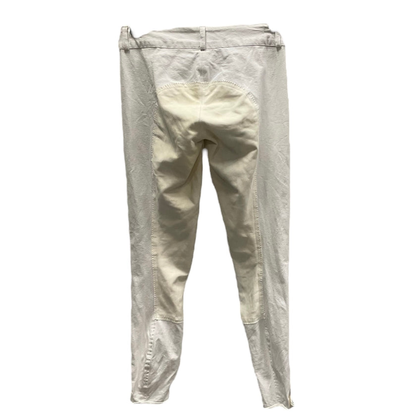 KHS-E White fullseat side zip Trainers Choice Breeches