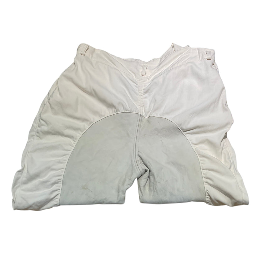 KHS-E Equiwear Leather Full-Seat White Breech