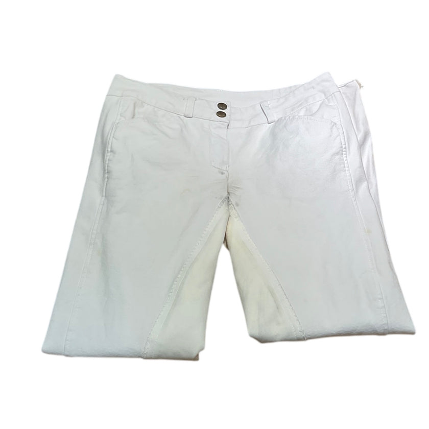 KHS-E White Full-Seat Breeches