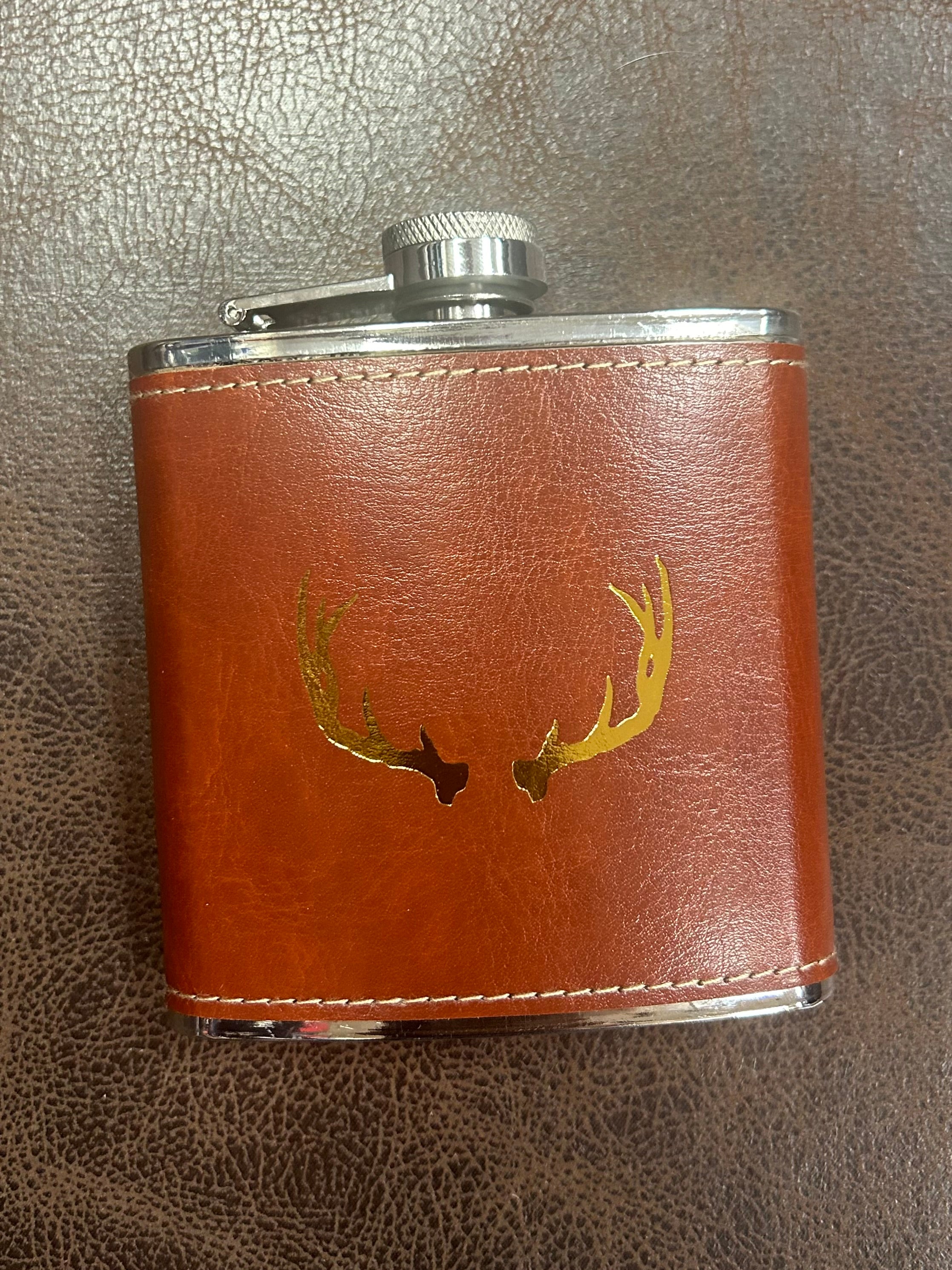 Barrel Down South - Antler Flask