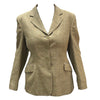 KHS CONSIGNMENT 6R R.J. Classics Coat tan pin stripe 2729