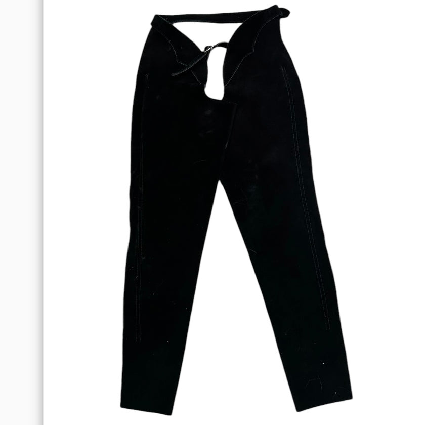 KHS-E Devon-Aire Western Suede Leather Schooling Chaps