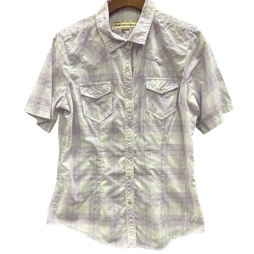KHS-E Women's Short Sleeve Western Snap Shirt