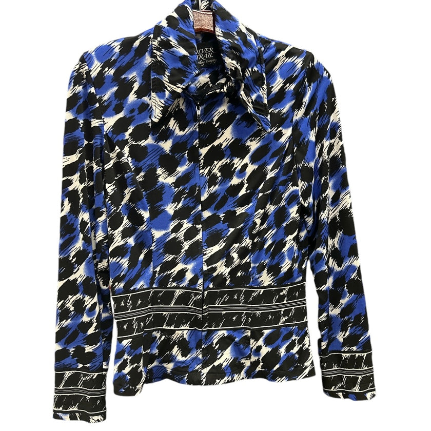 KHS-E Silver Trail Western Zip Front Show Shirt