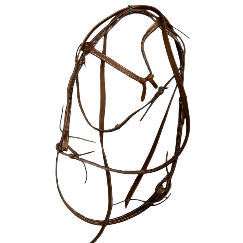 KHS-E Brown Leather Western Bridle